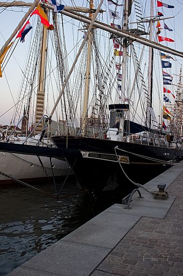 Direkt aus Down Under kommend, hatte die Young Endeavour die längste Anreise zu dieser wundervollen Veranstaltung 